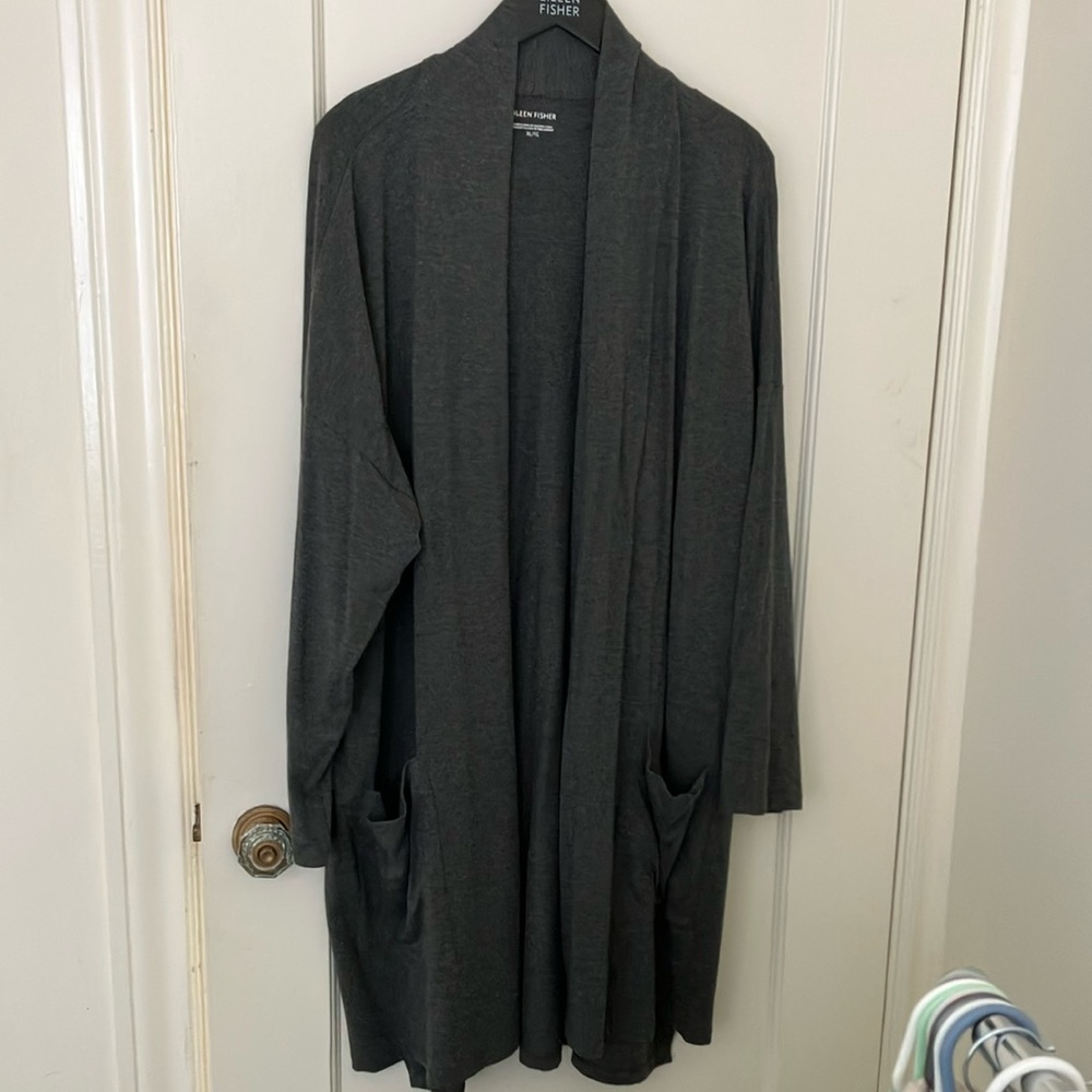 NWOT! Eileen Fisher Stretch Jersey Longline Topper